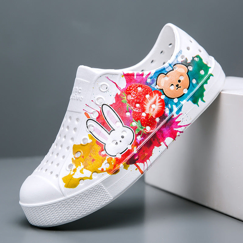 Kids' Breathable Water Sandals – Soft Sole Beach Sandals with Fun Patterns for Ages 4–12