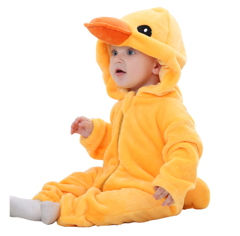 MICHLEY Plush Animal Romper
