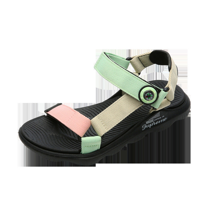 Kids' Webbing Beach Sandals – Colourful EVA Summer Sandals for Boys & Girls