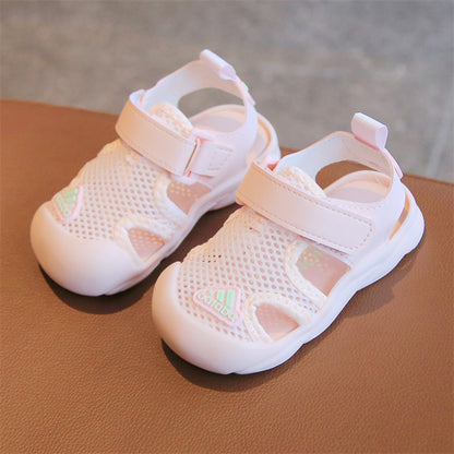 Baby Girl Mesh Casual Sandals – Soft Sole Toddler Shoes