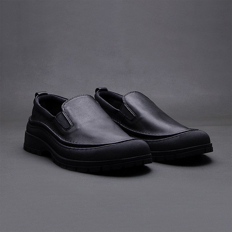 Men's Casual Leather Driving Shoes – Pork Skin Upper, Rubber Sole, EU 35–46