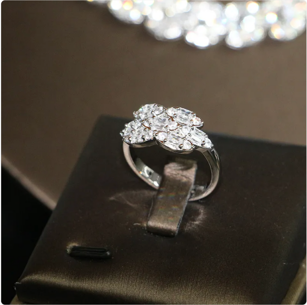 Women's Floral Wedding Jewellery Set