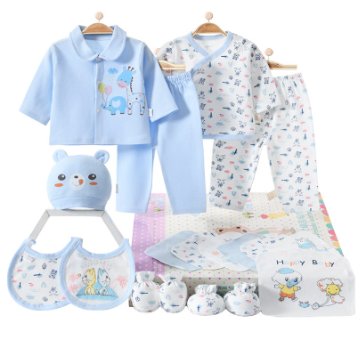 Baby Cotton 18-Piece Gift Set