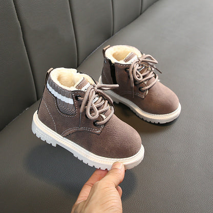 Children's Cotton Flying Knit Martin Boots & Snow Boots | Kids Sizes 21–30