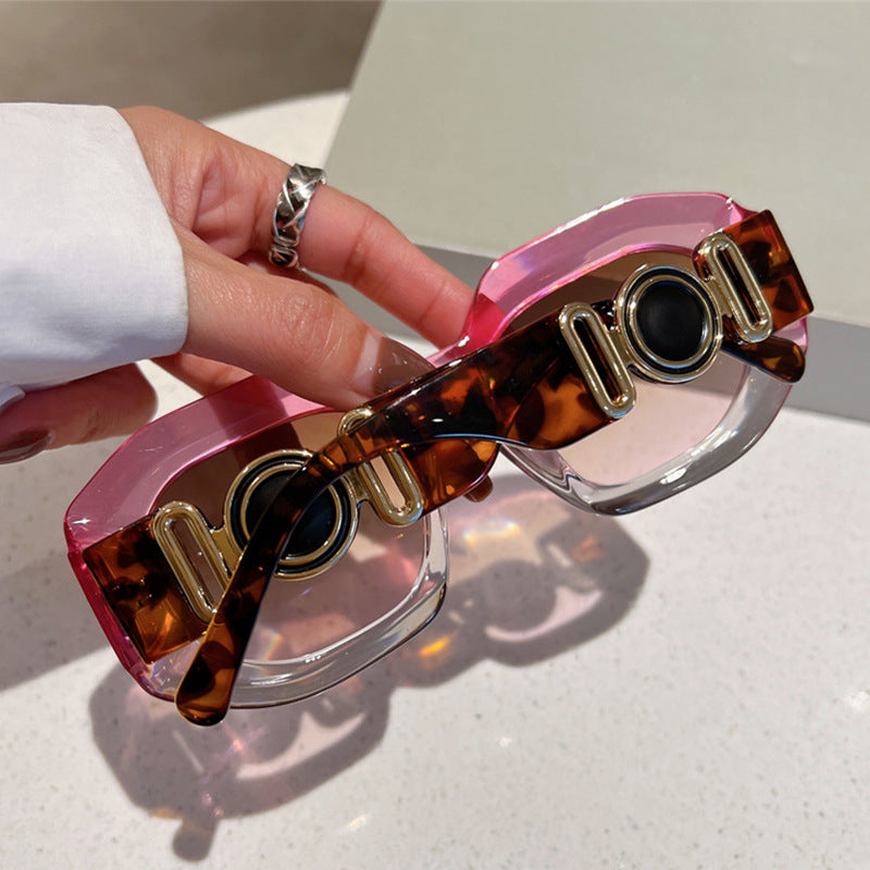 Oversized Polygon Sunglasses
