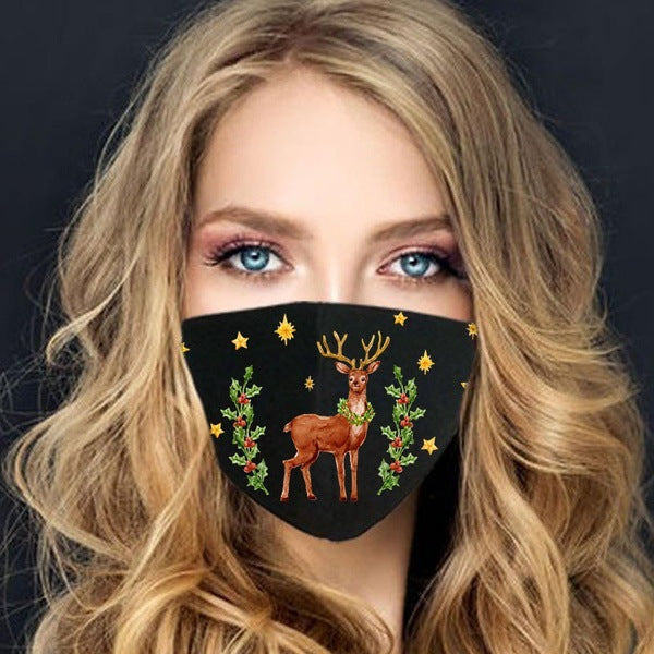 Christmas Print Fabric Face Coverings