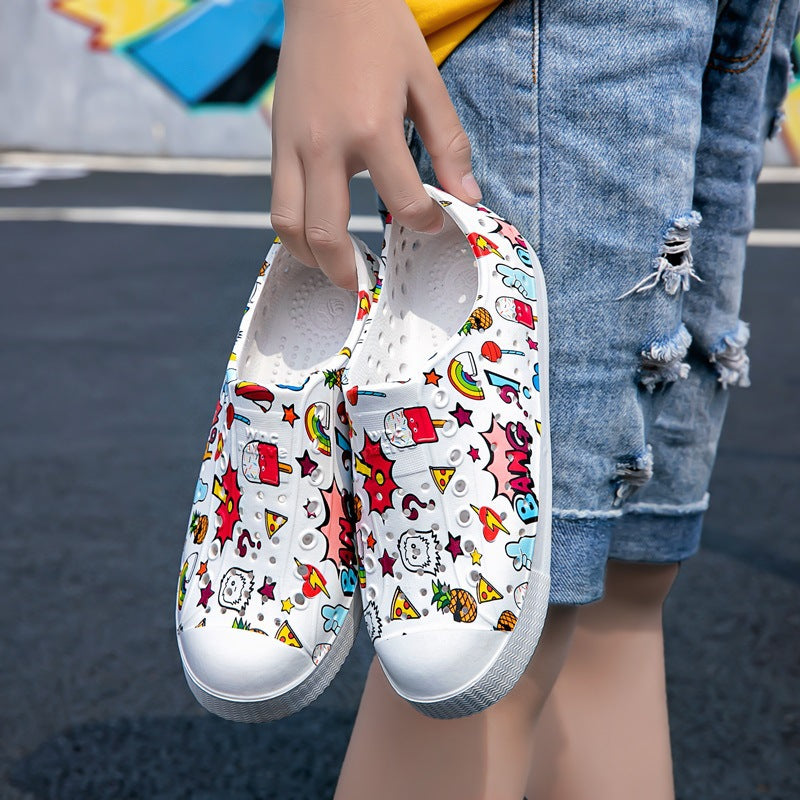 Kids' Breathable Water Sandals – Soft Sole Beach Sandals with Fun Patterns for Ages 4–12