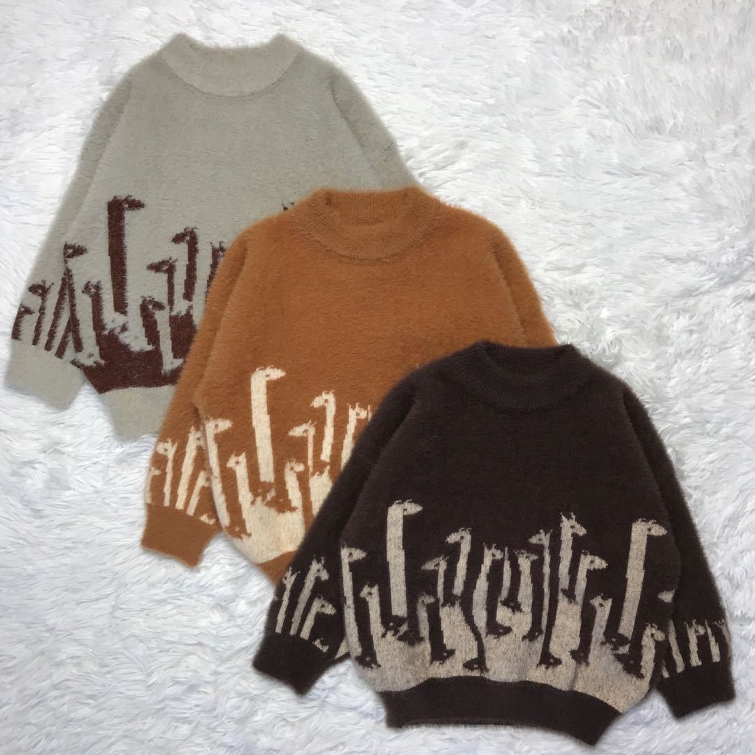 Kids' Cartoon Cotton Sweater | Boys & Girls Jumper