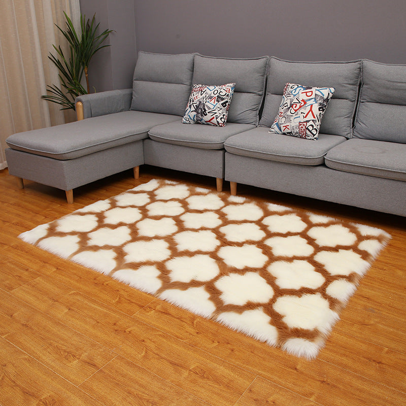 Weicher Hochflorteppich für Wohnzimmer-Heimdekoration 50x80cm