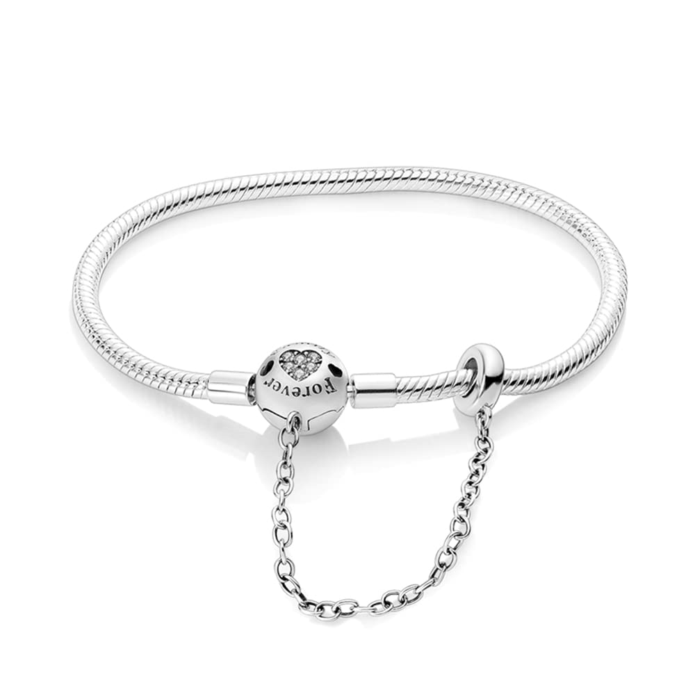 Pandach FOREVER Sterling Silver Charm Bracelet
