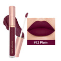 12-Shade Matte Nude Lip Gloss Set – Long-Lasting & Velvet Finish