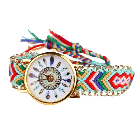 Women’s Ethnic-Style Bracelet Watch