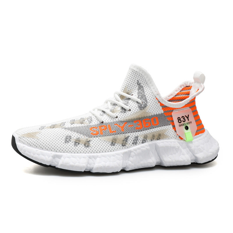 Glow-in-the-Dark Sports Sneakers for Men – Breathable Mesh, EU 39–44
