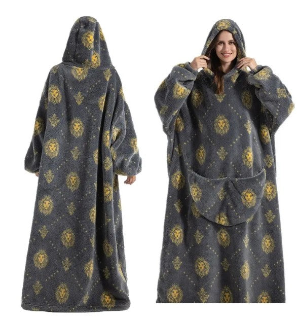 Relaxed-Fit Blanket Nightgown
