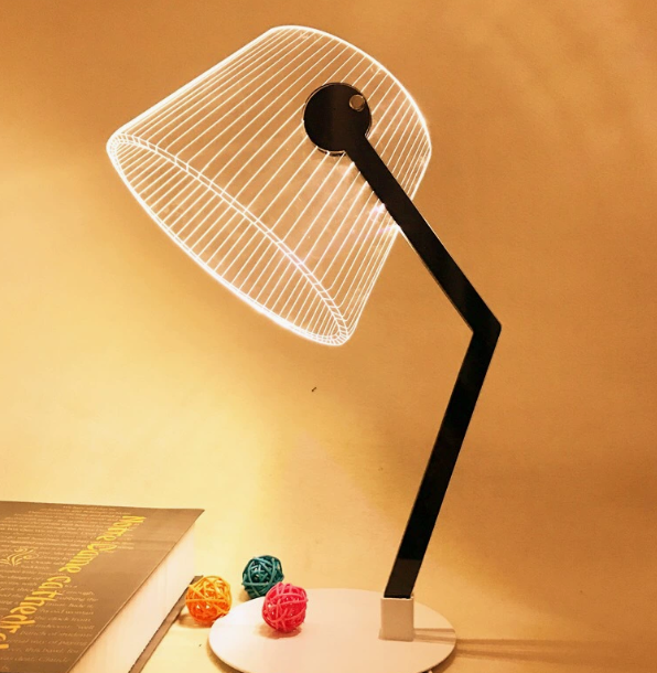 3D Effect LED Table Lamp