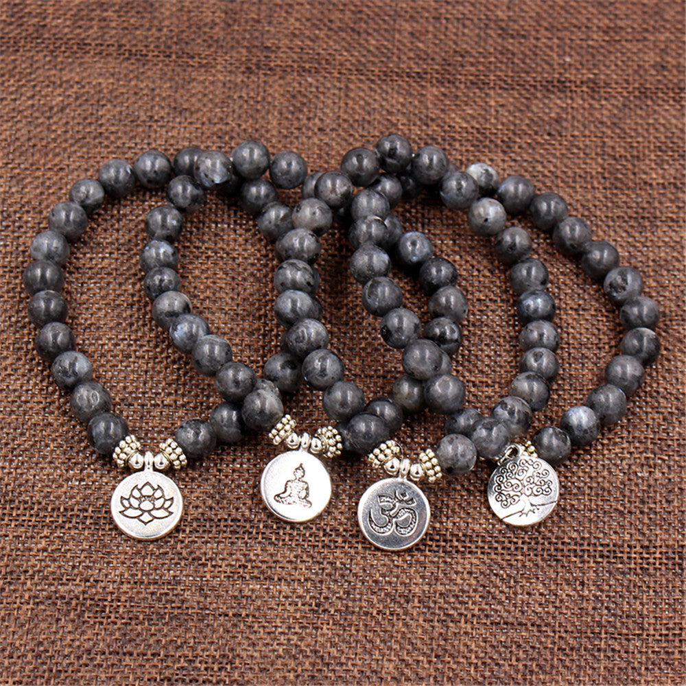 Buddha Bead Stretch Bracelet