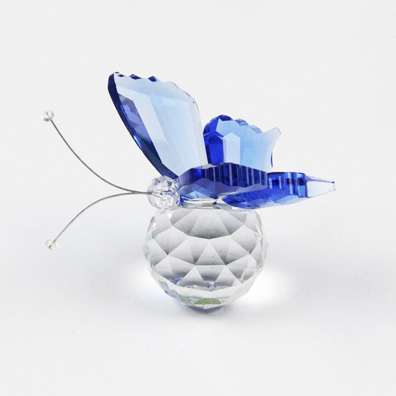 Schmetterlingsfigur aus Kristall – elegante Heimdekoration und Geschenk
