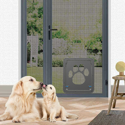 Pet Door with Anti-Scratch Flap – Easy Access for Cats and Dogs