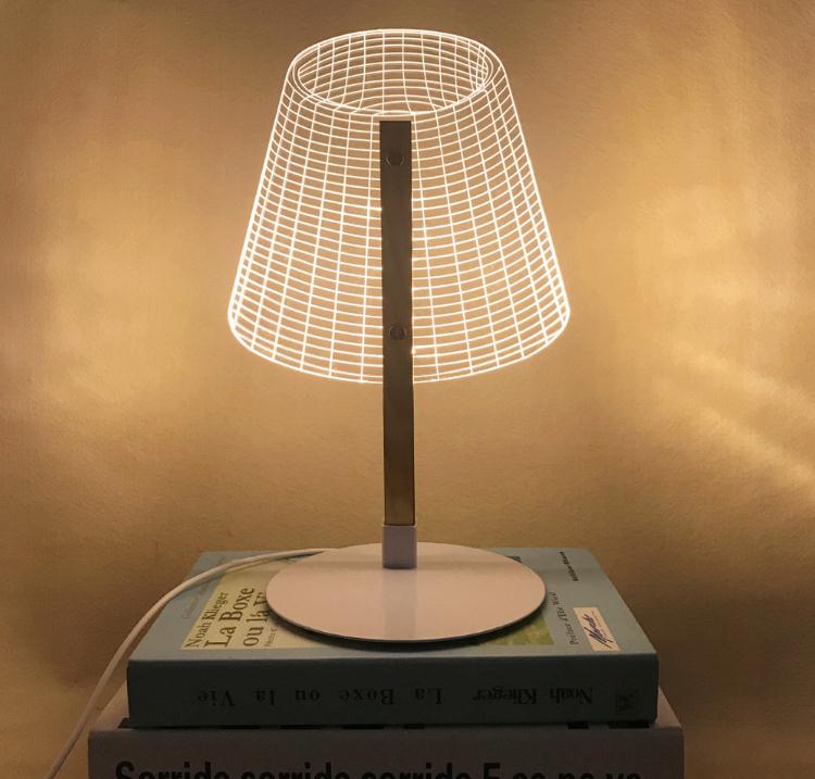 3D Effect LED Table Lamp
