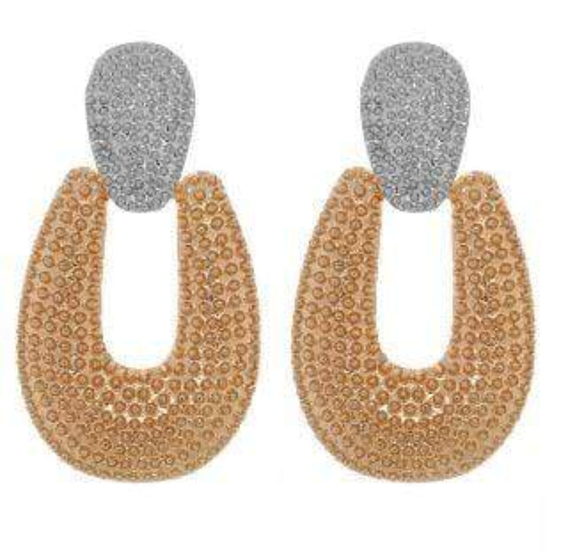 Antonia Gold Statement Earrings
