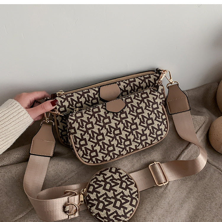 Versatile PU Crossbody Bag – One-Shoulder Square Handbag in 5 Colours