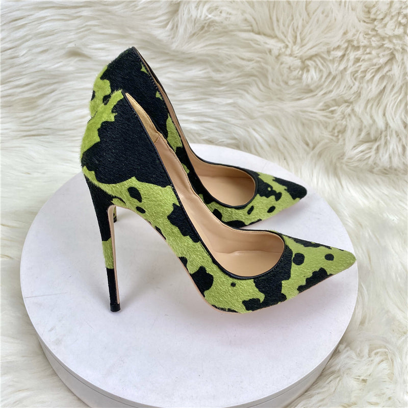 Camouflage Graffiti High Heels for Women