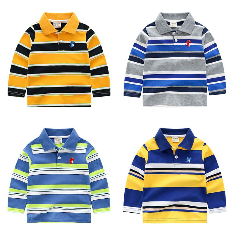 Boys Striped Long Sleeve T-Shirt