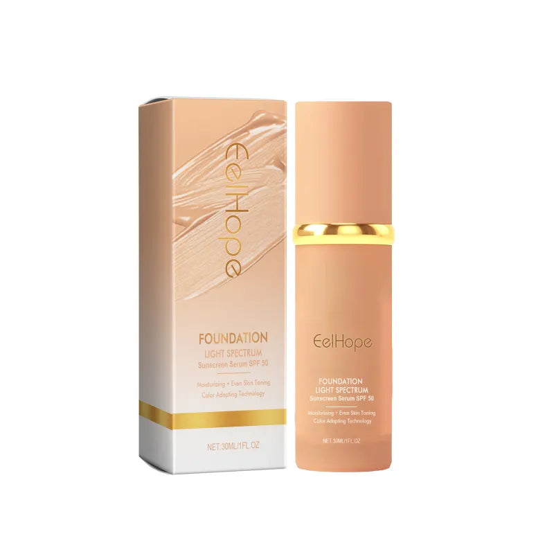 Fond de teint liquide à changement de température | Correcteur et hydratant à couvrance légère | 30ml