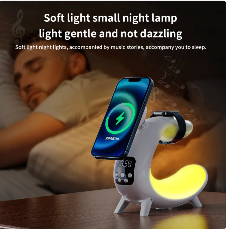 Liuyi Wireless Charging Bedside Lamp