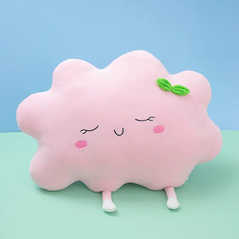 Coussin nuage moelleux pour une décoration de salon colorée