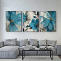 3 affiches scandinaves rétro de plantes pour la décoration du salon