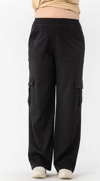 Damen-Sport-Hose mit hoher Taille und doppelter Tasche