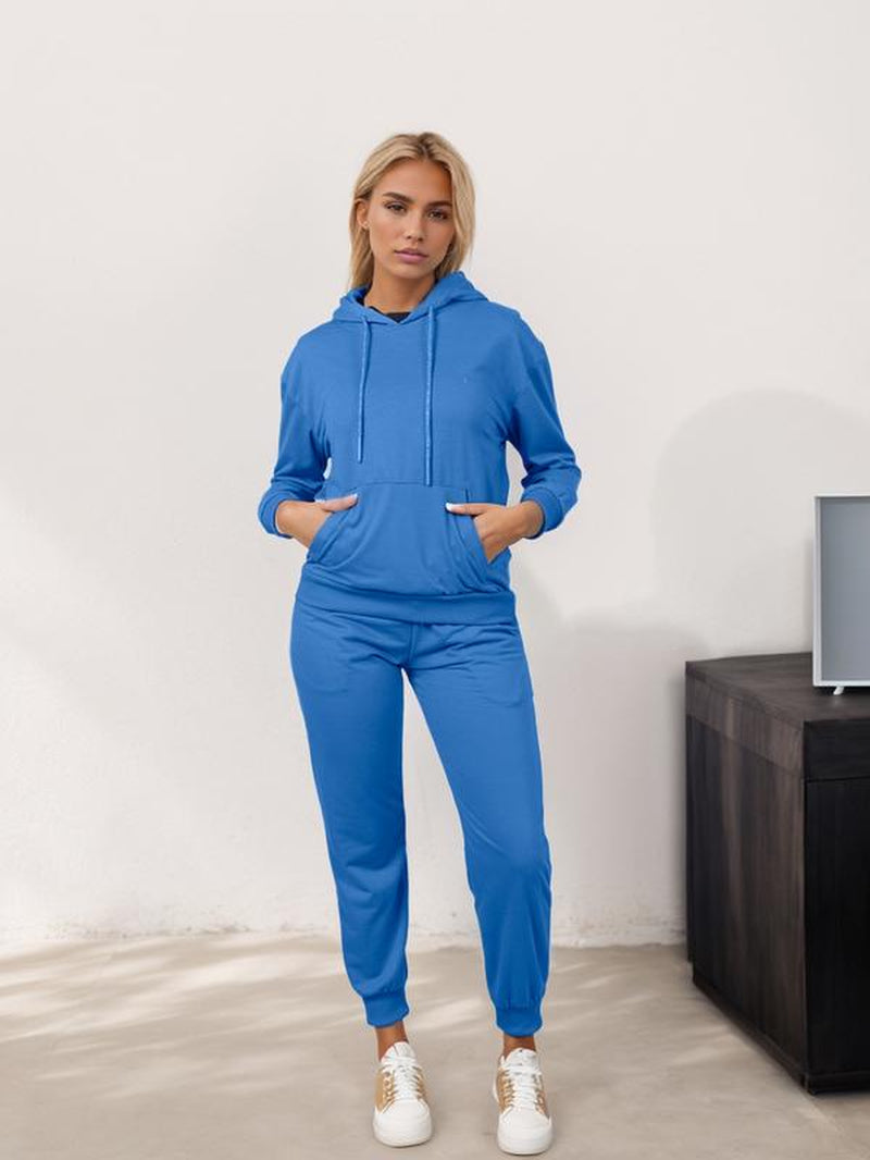 RED Marine Women's Hoodie Set – Long Sleeve Comfort Tracksuit in Multiple Colours