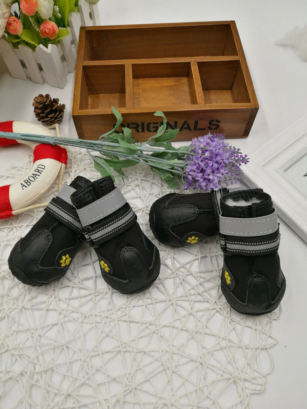 Wasserdichte Hundestiefel mit rutschfester Sohle
