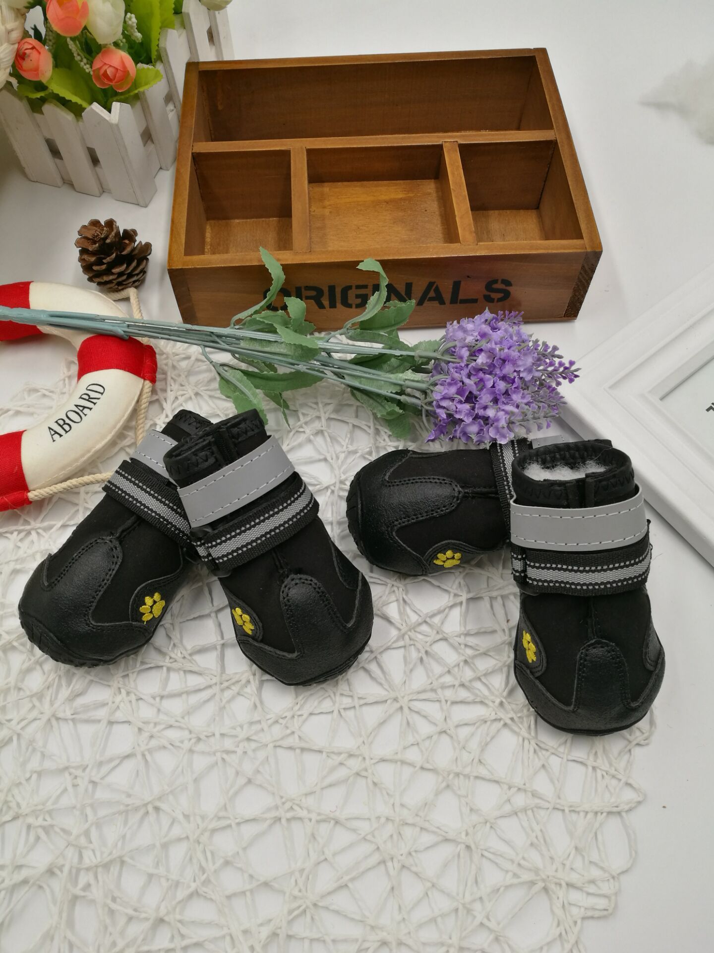 Wasserdichte Hundestiefel mit rutschfester Sohle