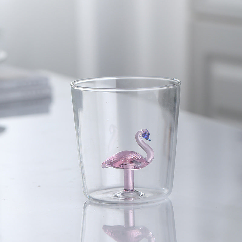 3D-Tier-Glastasse | 300ml Süße Bauernhof-Tierm-Tasse