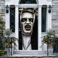 Halloween Nun Door Stickers