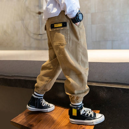 Boys' Shoes and Dungarees Set for Older Children