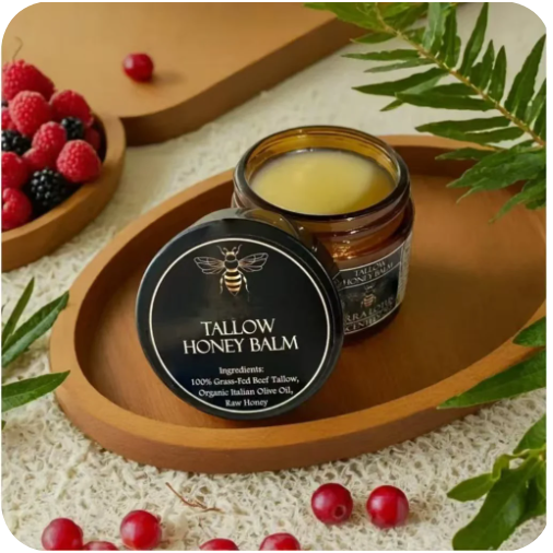 Honey Butter Moisturizing Face Cream | Tallow & Honey Balm