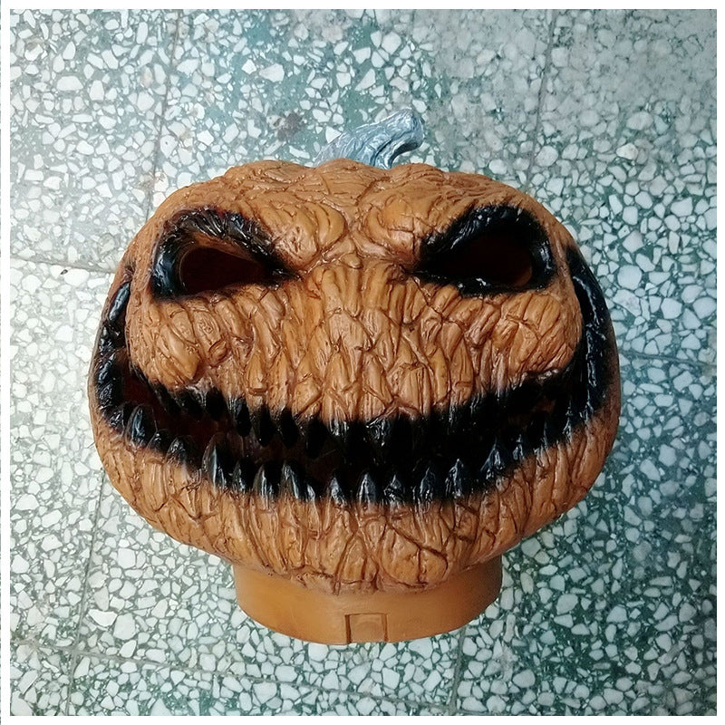 Halloween Pumpkin Lantern & Decor - Spooky Tabletop Ornament