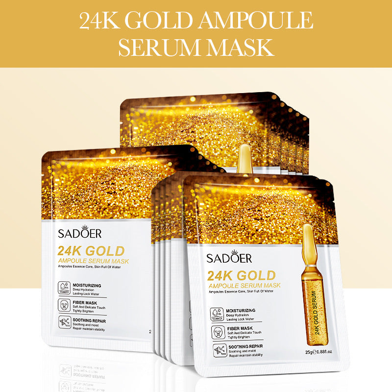 Hydrating Face Mask – 24K Gold & Vitamin C Variants (25g)