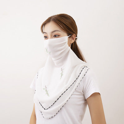 Women's UV Protection Chiffon Face Mask