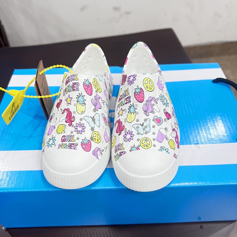 Kids' Breathable Water Sandals – Soft Sole Beach Sandals with Fun Patterns for Ages 4–12
