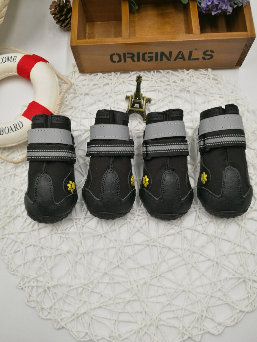 Wasserdichte Hundestiefel mit rutschfester Sohle