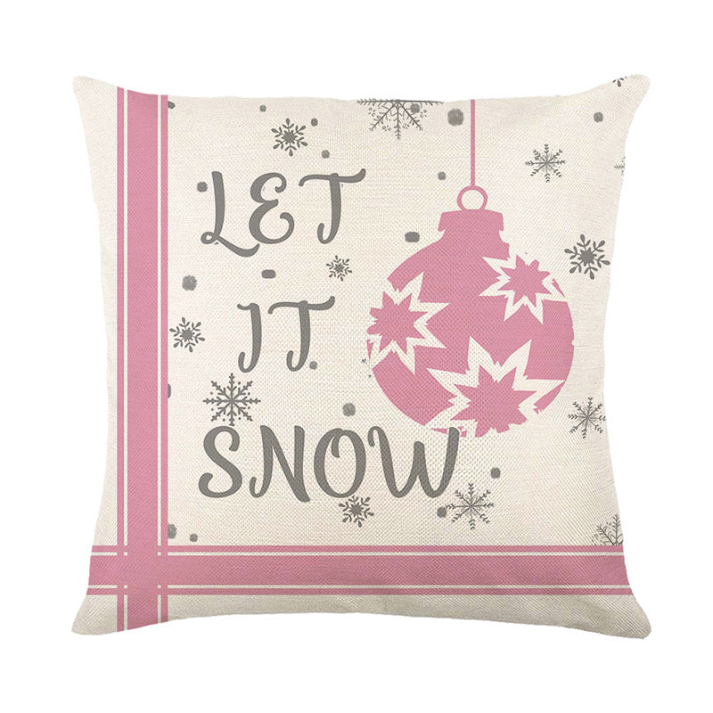Christmas Pillowcase - Festive Home Decor Cushion Cover