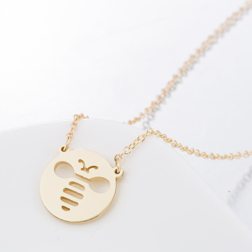 Cut-Out Animal Pendant Necklace