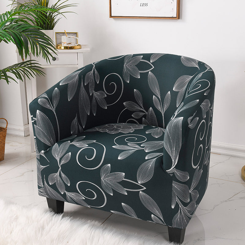 Geometric Stretch Single-Seat Sofa Cover