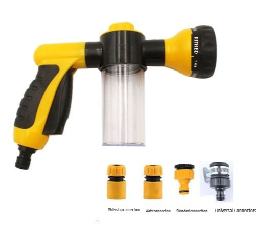 Lavage de chien d'extérieur | Pulvérisateur de douche haute pression et brosse de toilettage