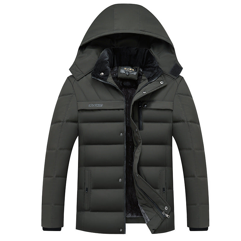 Men's Hooded Padded Winter Jacket