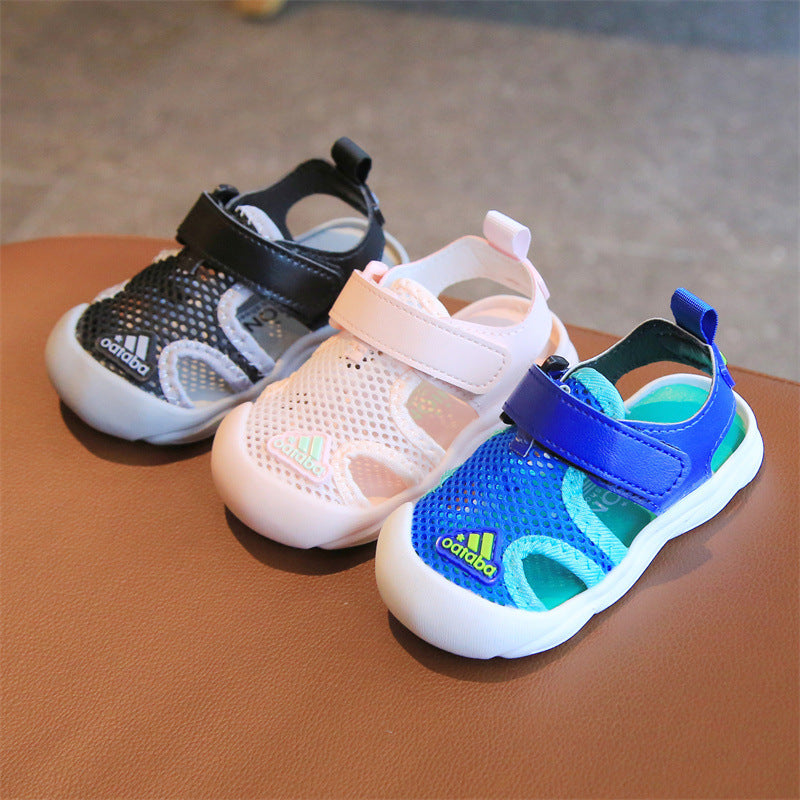 Baby Girl Mesh Casual Sandals – Soft Sole Toddler Shoes